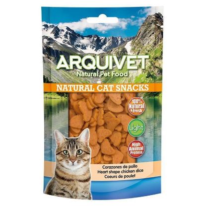 SNACK GATTO di POLLO ESSICCATO a forma CUORE 50 gr grain free