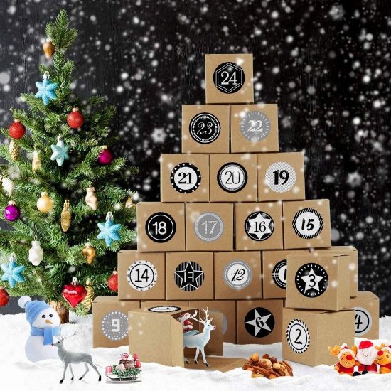 CALENDARIO AVVENTO STILE PIRAMIDE 24 CUBETTI (LIMITED EDITION) X CANI 100% GRAIN FREE 100% senza POLLO