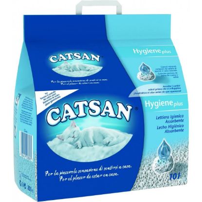 Immagine di LETTIERA GATTO CATSAN Hygene Plus 10 L - Lettiera per gatti sensibili ed esigenti