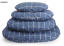FABOTEX CUSCINO OVALE BLU SFODERABILE 90 x 65 x 20 cm