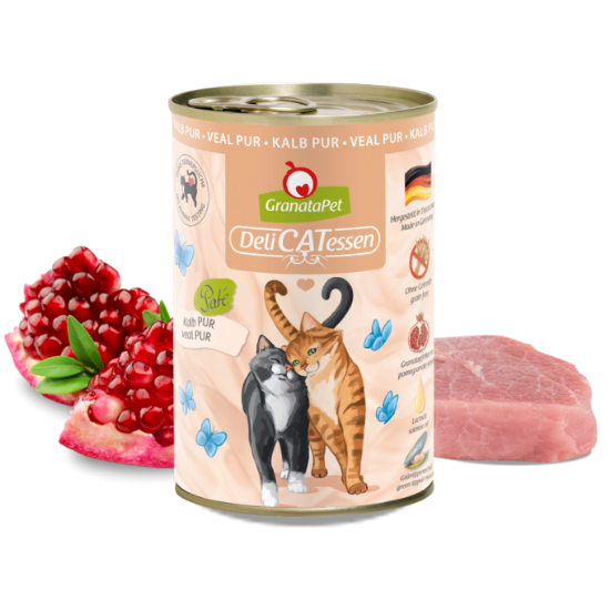 GRANATAPET GATTO UMIDO DELICATESSEN PUR VITELLO 200 gr.