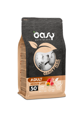 OASY AGNELLO PATATE ADULTO GRAIN FREE 2,5 KG