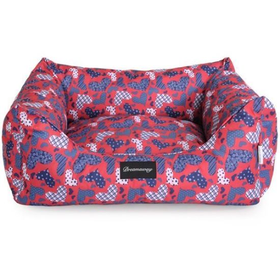 DIVANETTO CUSCINO Mod. DREAMAWAY BOSTON SOFA  FANTASIA A CUORI Dimensioni 100 x 80 x 25 cm