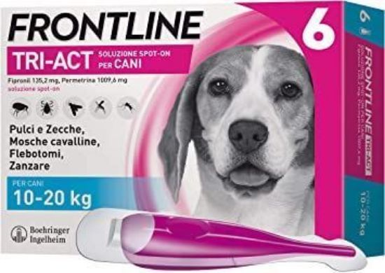 FRONTLINE TRIACT 10 a 20 KG 6 PIPETTE 2ml CONFEZIONE RISPARMIO TRI-ACT