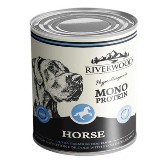 RIVERWOOD UMIDO CANE CAVALLO MONOPROTEICO 400 gr Completo