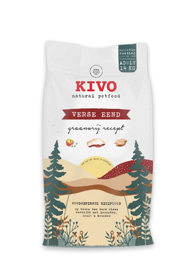 KIVO PRESSATO A FREDDO ADULT ANATRA GRAIN FREE 15 kg