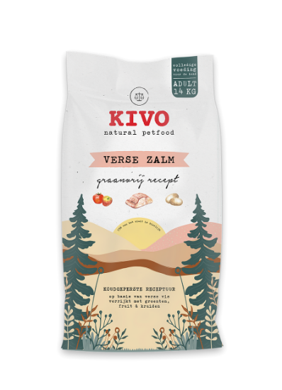 KIVO PRESSATO A FREDDO ADULT SALMONE GRAIN FREE 14 kg