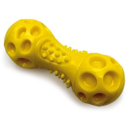 GIOCO OSSO GIALLO 15 cm MASSAGGIAGENGIVE