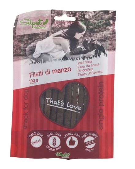 FILETTI DI MANZO SOFT 100 GR 100% GRAIN FREE SILPET