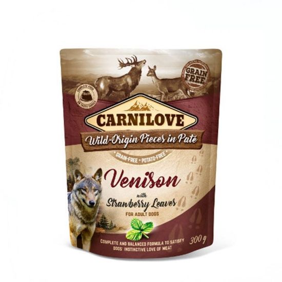 Immagine di  PROMO CARNILOVE UMIDO CANE  CERVO e FOGLIE DI FRAGOLA 300 gr.