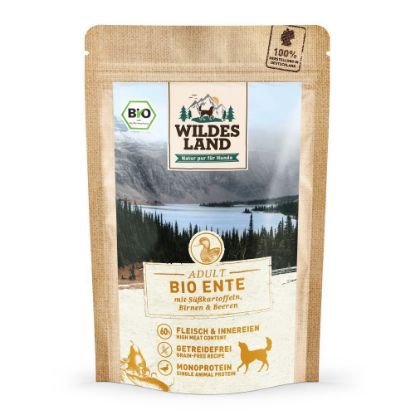 WILDES LAND BIO UMIDO CANE ANATRA 125 gr Completo 