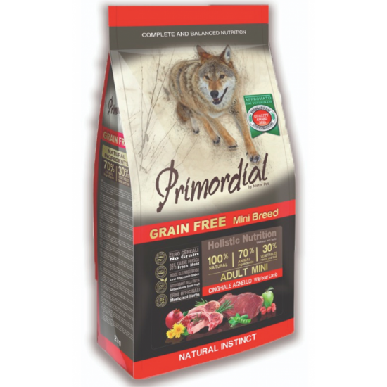 PRIMORDIAL ADULT MINI CINGHIALE AGNELLO GRAIN FREE 2 kg