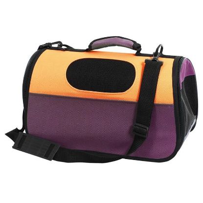 TRASPORTINO PER GATTI E CANI VIOLA e ARANCIONE TG. L 49 x 28 x 29