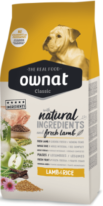 OWNAT LINEA CLASSICS LOW GRAIN AGNELLO CANE ADULTO 20 KG