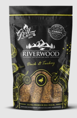 GRILLMASTER SNACK SALSICCE MORBIDE AL ANATRA E TACCHINO 100 gr  RIVERWOOD