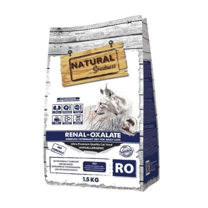 NATURAL GREATNESS VET DIET RENAL OXALATE GATTO 1,5 Kg GRAIN FREE
