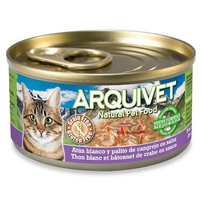 ARQUIVET UMIDO GATTO TONNO BIANCO E GRANCHIO 80  gr