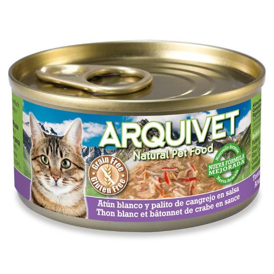 ARQUIVET UMIDO GATTO TONNO BIANCO E GRANCHIO 80  gr