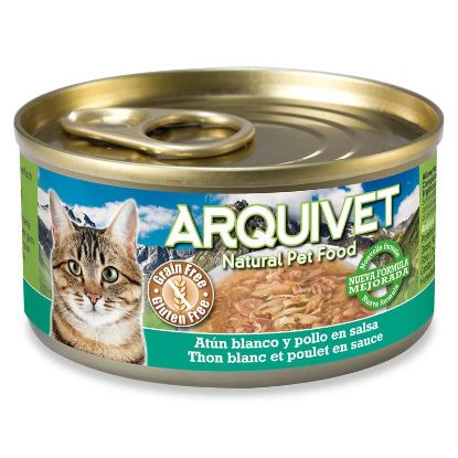 ARQUIVET UMIDO GATTO TONNO BIANCO E POLLO 80 gr