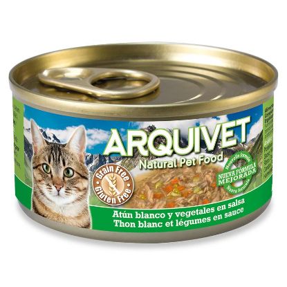 ARQUIVET UMIDO GATTO TONNO BIANCO E VERDURE 80 gr