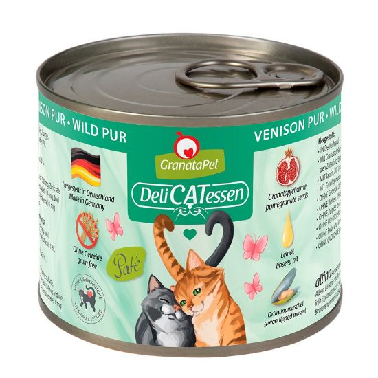 GRANATAPET GATTO UMIDO DELICATESSEN PUR SELVAGGINA 200 gr.