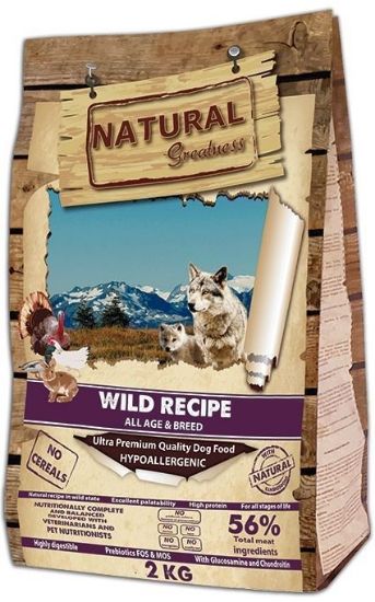 2 KG NATURAL GREATNESS WILD RECIPE ADULTO / CUCCIOLI