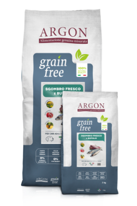 ARGON SGOMBRO E BUFALO CON SUINO 12 KG grain free 