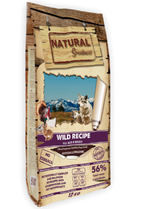 Immagine di NATURAL GREATNESS WILD RECIPE 15 KG  ADULTO /JUNIOR ANATRA TACCHINO POLLO CONIGLIO