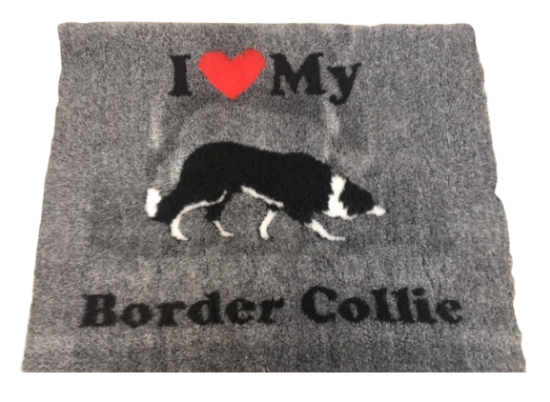 Tappeto VET BED LOVE BORDER COLLIE tg. M 100 X 75 cm antiscivolo 