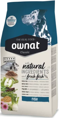 OWNAT LINEA CLASSICS  PESCE 20 KG LOW GRAIN CANE 