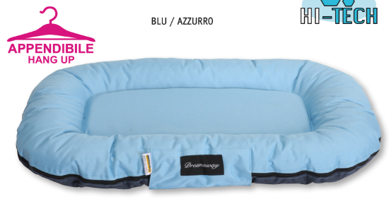 CUSCINO MATERASSO Mod. DREAMAWAY BOSTON BLU / AZZURRO  Dimensioni 120 x 90x 16 cm