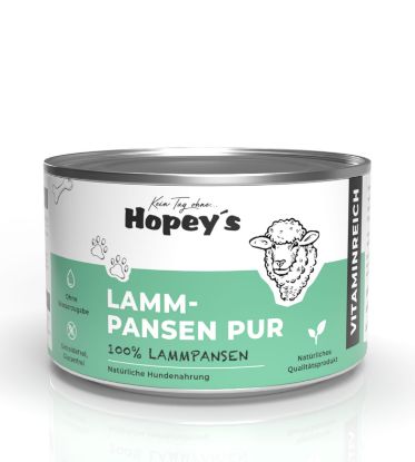 HOPEY's UMIDO CANE  RUMINE AGNELLO TRIPPA VERDE BARF DA 410 gr 