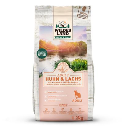 WILDES LAND GATTO POLLO E SALMONE 1,2 KG CROCCHETTE GATTO GRAIN FREE 