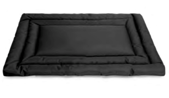 CUSCINO MATERASSO Mod. RETTANGOLARE NERO  Dimensioni 75 x 50 cm 