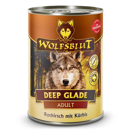 395 GR. CERVO E ZUCCA WOLFSBLUT UMIDO CANE 