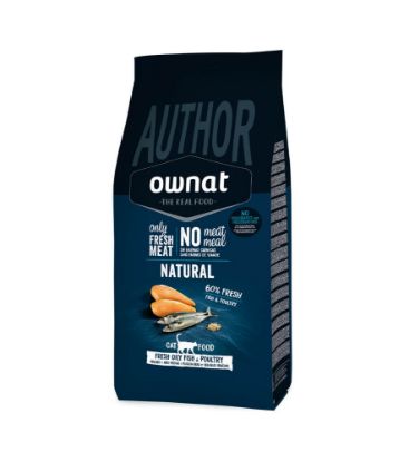 OWNAT LINEA AUTHOR PESCE POLLO 1,5 KG  GATTO ADULTO 