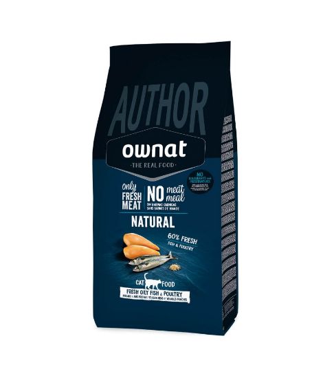 OWNAT LINEA AUTHOR PESCE POLLO 1,5 KG  GATTO ADULTO 