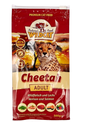 500 GR. CHEETAH SELVAGGINA SALMONE WILDCAT GATTO