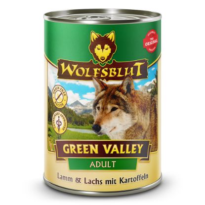395 GR. AGNELLO SALMONE WOLFSBLUT GREEN VALLEY UMIDO CANE 