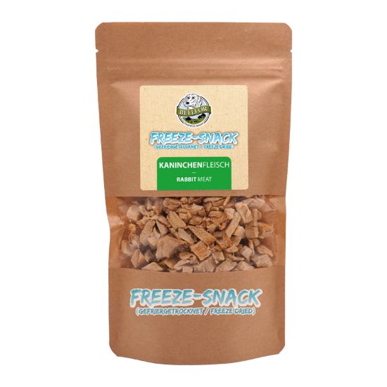 BELLFOR FILETTI DI CONIGLIO FREEZE DRIED SNACK LIOFILIZZATI 50 GR. GRAIN FREE 