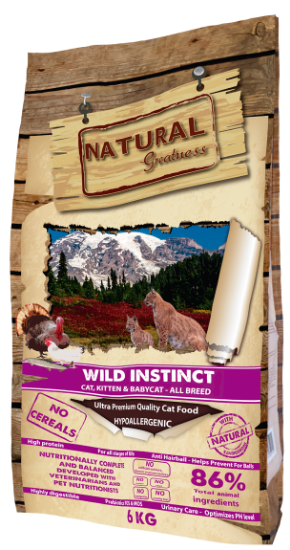 NATURAL GREATNESS GATTO CUCCIOLI E ADULTI WILD INSTINCT 6 KG 