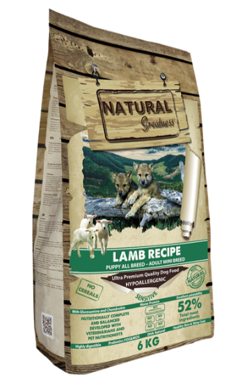 NATURAL GREATNESS SENSITIVE AGNELLO MINI ADULTO/CUCCIOLI 6 KG NL