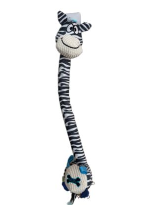 GIOCO PER CANI PELUCHE ZEBRA 62 CM 