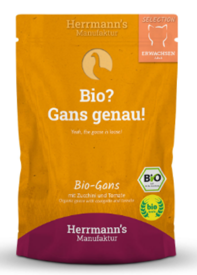 100 GR GERRMANN'S BIO OCA CON ZUCCHINE E POMODORINI UMIDO GATTO COMPLETO