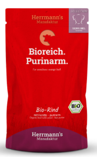 HERRMANN'S MANZO BIO CON CAROTE UMIDO CANE COMPLETO 150G