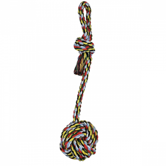 GIOCO CORDA 50 cm MULTICOLORE