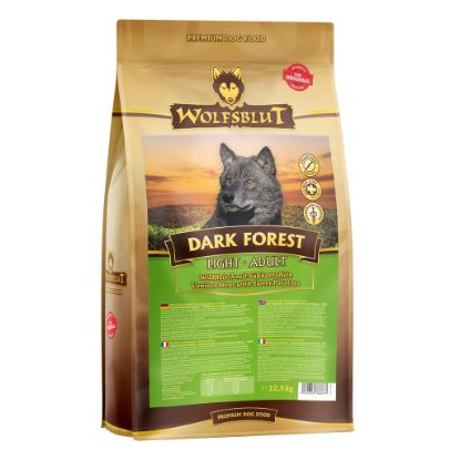 WOLFSBLUT VETLINE SELVAGGINA LIGHT DARK FOREST  per CANE 12 Kg  GRAIN FREE 