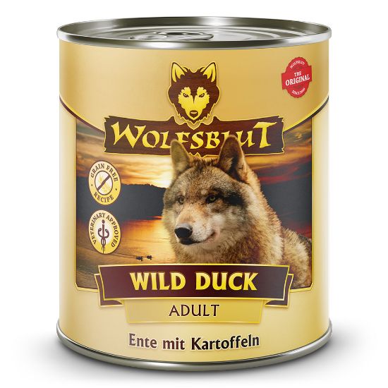 800 GR. ANATRA WOLFSBLUT WILD DUCK UMIDO CANE 