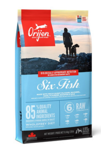 Orijen Six Fish da 11.4 Kg crocchette cane
