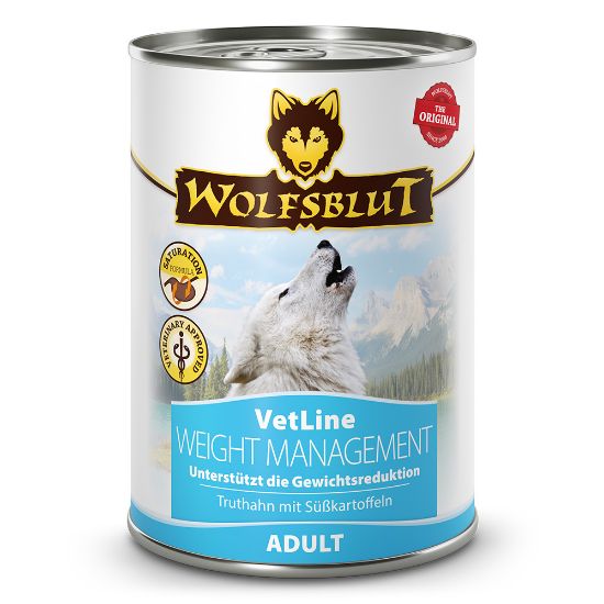 WOLFSBLUT WEIGHT MANAGEMENT TACCHINO UMIDO CANE VETLINE 395 GR